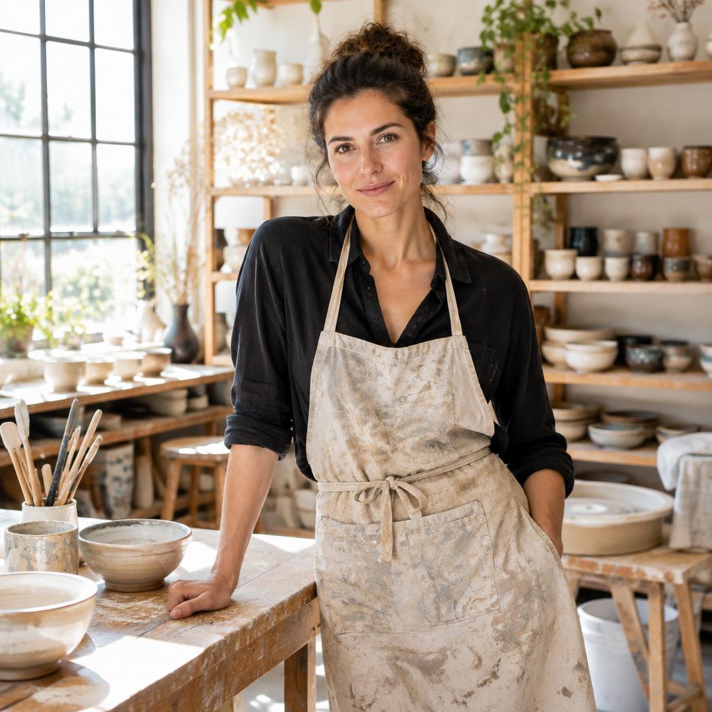 Portrait of a ceramic artist